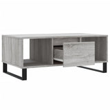Coffee Table Grey Sonoma 90x50x36.5 cm Engineered Wood 830602