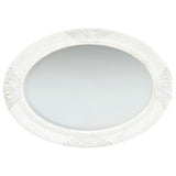Wall Mirror Baroque Style 50x70 cm White 320352