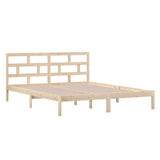 Bed Frame without Mattress Small Double Solid Wood 3101188