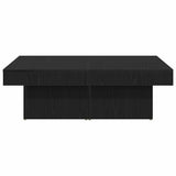 Coffee Table Black Oak 90 x 90 x 28 cm Engineered Wood 862628