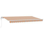 Retractable Awning Multicolour 400 x 200 cm 3329845