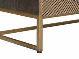 Sideboard Brass 53.5 x 30 x 70 cm 42020071