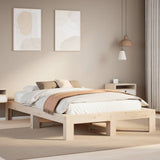 Bed Frame without Mattress 120x190 cm Small Double Solid Wood Pine 3308750