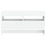 LED TV Cabinet White Engineered Wood 896115