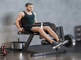 Seated Leg Extension and Curl Machine, Adjustable Leg Raise Machine and Curl Machine with Plate T3398P425075