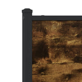 Metal Bed Frame without Mattress Smoked Oak 140x190 cm 4007832