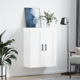 Wall Mounted Cabinet White 69.5x34x90 cm Engineered Wood 830404