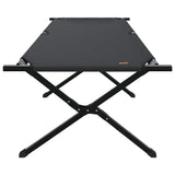 Folding Camping Bed Folding Manual Black Oxford fabric 42003193