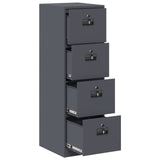 File Cabinet with Drawer 2 pcs Anthracite 44 x 50 x 139 cm 3406156
