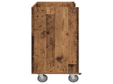 Golf Cabinet with Wheel Plain Old Wood 90 x 45 x 98 cm 899469