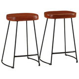 Bar Stools 2 pcs Dark Brown 41x29x62 cm 358925