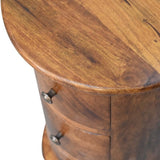 Mini Chestnut Drum Chest IN3310