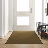 Doormat Other Brown and Black 120 x 300 cm Polyamide and PVC 4100734