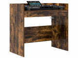 DJ Table Smoked Oak 102 x 45 x 102 cm Engineered Wood 8006744