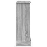 Fireplace Surround Grey Sonoma 90x30x90 cm Engineered Wood 854594