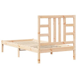 Bed Frame without Mattress 90x200 cm Solid Wood 3105390