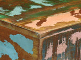 Side Table Multicolour Solid reclaimed wood 40x30x51 cm 338473