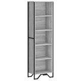 Bookcase Grey Sonoma 50x31x169 cm Engineered Wood 848617