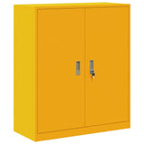 Storage Cabinet Mustard Yellow 90 x 40 x 105 cm Steel 891649
