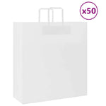 ZNTS Paper Bags 50 pcs with Handles White 45x17x48 cm 4101835