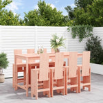 9 Piece Garden Bar Set Solid Wood Douglas 3157792