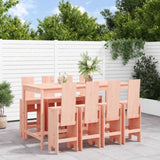 9 Piece Garden Bar Set Solid Wood Douglas 3157792