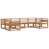 Outdoor Sofa Set 6 pcs Natural Solid Acacia Wood 3368057