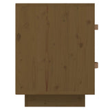 Bedside Cabinets 2 pcs Honey Brown 40x34x45 cm Solid Wood Pine 818332