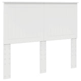 Headboard with Headboard Gloss White 120 cm Engineered wood 887785