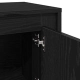 TV Cabinet Black Oak 102 x 35 x 45 cm Engineered Wood 881315