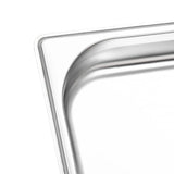 50893 Gastronorm Containers 12 pcs GN 1/3 40 mm Stainless Steel