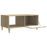 Coffee Table Sonoma Oak 90 x 50 x 40 cm Engineered Wood 894727