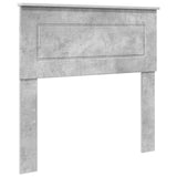 Headboard Concrete Grey Engineered wood 888334