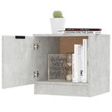 ZNTS Bedside Cabinets 2 pcs Concrete Grey 40x39x40 cm 811205