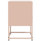 ZNTS Bedside Cabinet Pink 36x39x60.5 cm Steel 846556