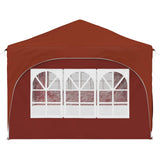 Pop-up Party Tent 575 x 288 x 245 cm Terracotta Oxford Fabric 42019908