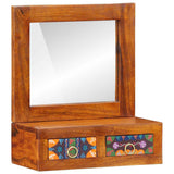 Wall Cabinet Brown 40 x 20 x 50 cm Solid Acacia Wood 4016523
