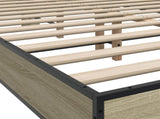 Bed Frame without Mattress Sonoma Oak 120x200 cm 3280108