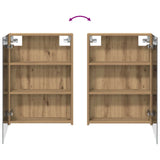 Bathroom Cabinet Set 3 pcs 130 x 14.5 x 70 cm Engineered wood 3403767