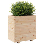 ZNTS Garden Planter 70x40x72.5 cm Solid Wood Pine 3282589