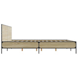 Bed Frame without Mattress Sonoma Oak 180x200 cm Super King 3280013