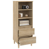 Highboard Sonoma Oak 40x36x110 cm Engineered Wood 821239