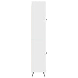 Cabinet Set 2 pcs High Gloss White Engineered Wood 3416866
