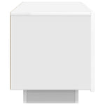 TV Cabinet White 100x35x40 cm Engineered Wood 804436
