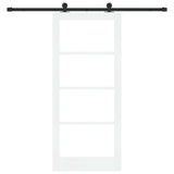 Sliding Door Manual ORKDAL White 86 x 198.5 cm Wood and metal 3332032