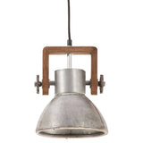 Industrial Hanging Lamp 25 W Silver Round 19 cm E27 320531