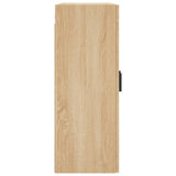 Wall Mounted Cabinet Sonoma Oak 69.5x34x90 cm 828479