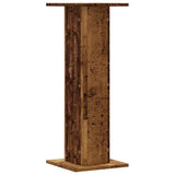 Plant Stands 2 pcs Old Wood 30x30x80 cm Engineered Wood 3307871