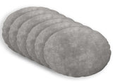 Cushion with Pillow HEERLEN 6 pcs Light Grey Microfiber Fleece 929790