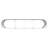 Garden Raised Bed Brown 400 x 80 x 81 cm Steel 42008132